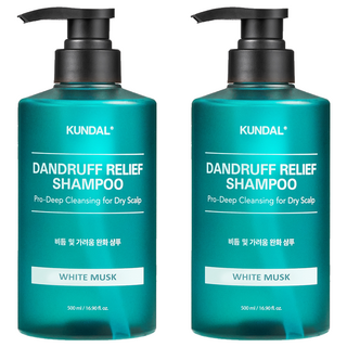 KUNDAL 昆黛爾 全效去屑洗髮露 白麝香, 500ml, 2瓶