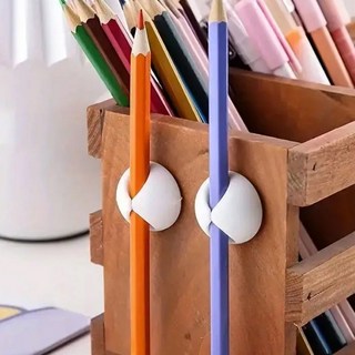 Ender USB充電線整理固定夾 1孔, 白色, 10個