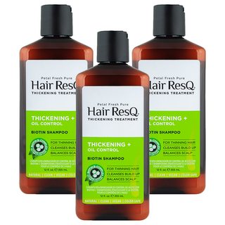 Petal Fresh 救髮B咖啡因洗髮精 油性髮質 無矽靈, 355ml, 3瓶