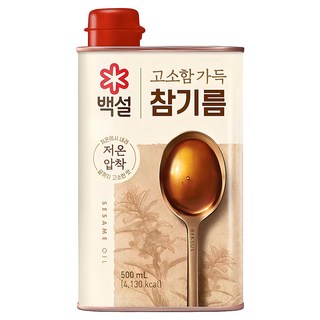 백설 고소함 가득 참기름, 500ml, 1개