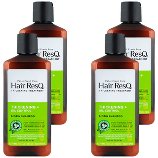 Petal Fresh 救髮B咖啡因洗髮精 油性髮質 無矽靈, 355ml, 4瓶