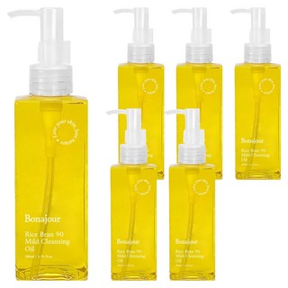 보나쥬르 라이스 브랜 90 클렌징오일, 200ml, 6개