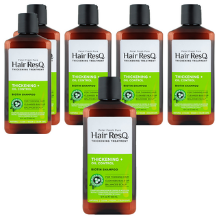 Petal Fresh 救髮B咖啡因洗髮精 油性髮質 無矽靈, 355ml, 6瓶