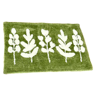 花草小日子 植物地墊 質感厚實 踏感舒適 背面防滑 吸水力好, 65 x 45cm, 1個