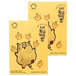 Eco J Food 濟州島 Dorumeong 黃金豬麵包 7入, 140g, 2個