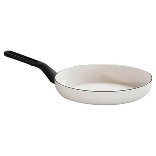BergHOFF 貝高福 Glints陶瓷塗層單柄不沾平底鍋 BHGL-F28 晶曜白, 1個, 28cm
