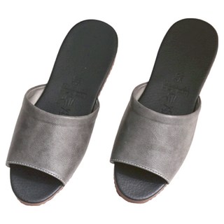 TAY SONG 太松 經典室內皮拖鞋 台灣製造 防潑水 輕量舒適, 灰色, 28cm, 1雙