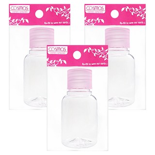 台灣 COSMOS 空瓶 #927 50ml, 透明色, 3個