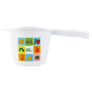 Skater 雙手小水瓢 21.5 x 11 x 9.5cm, 好餓的毛毛蟲 白色, 1個