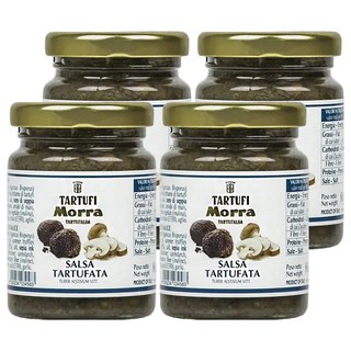 TARTUFI Morra 阿爾巴松露世家 夏季松露蘑菇醬, 80g, 4罐