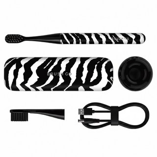 Mipow Brush Go 電動牙刷, 斑馬紋, 1套, CI900S