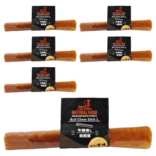 NATURAL FARM 自然牧場 牛腱棒 L - 狗狗潔牙耐咬零食 天然低脂無添加, 牛腱, 20g, 6支