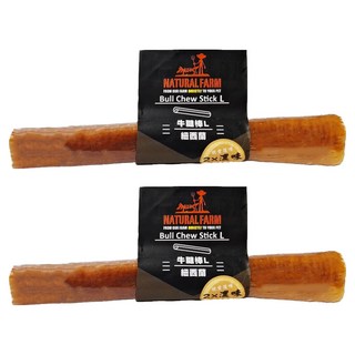 NATURAL FARM 自然牧場 牛腱棒 L - 天然牛肉耐嚼潔牙零食, 牛腱, 20g, 2支