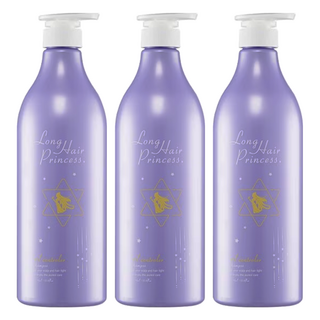 長髮公主的秘密 極淨洗髮浴, oil control, fresh and cool care, 1L, 3瓶