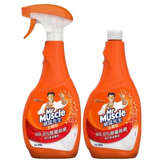 Mr Muscle 威猛先生 去霉劑 噴槍瓶 99.9%除霉殺菌, 1組, 500g