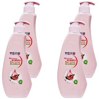 雪芙蘭 細白修護乳液 蛋白多酚 添加, 300ml, 4瓶