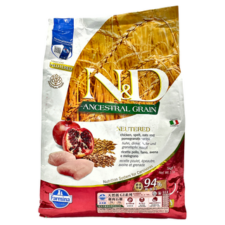 Farmina 法米納 結紮貓低穀乾飼料 LC4, 雞肉石榴, 5kg, 1袋
