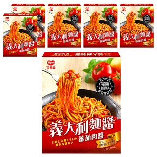 KAGOME 可果美 義大利麵醬 蕃茄肉醬, 真實蕃茄原味, 140g, 6盒