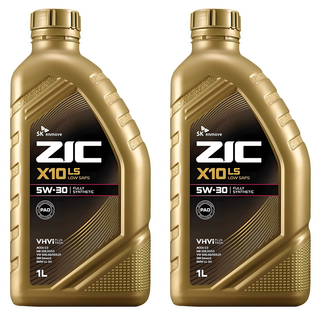 지크 X10 LS 가솔린 엔진오일, 2개, 5w30, 1L