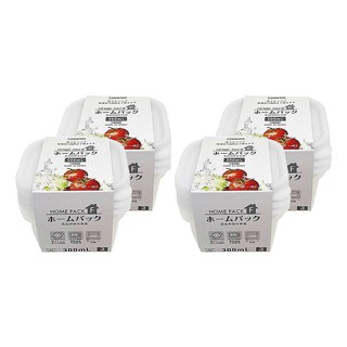 NAKAYA 保鮮盒 x 3 10.7 x 10.7 x 8.6cm 白色 300ml 2個, 2組