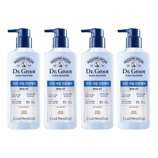 Dr.Groot 健髮專家控油去屑洗髮精 無添加矽靈和人工色素, 400ml, 4瓶