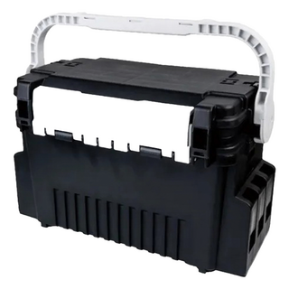 釣魚工具箱 黑色 釣魚配件收納箱 釣具箱, 小(31 x 23 x 23cm), 1個