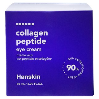 Hanskin 膠原蛋白胜肽眼霜 含低分子膠原蛋白提取物 含20種胜肽, 80ml, 1罐