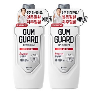검가드 오리지널 구강청결제, 750ml, 2개