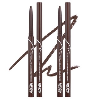 MERZY The First 極細絲滑眼線膠筆 0.14g, EG3 栗紅色, 2個