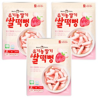 Well&Good 美味風景 米餅條 25g, 3包, 草莓口味