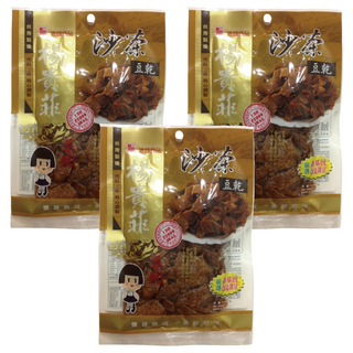 德昌 非基改豆乾 沙茶 台灣製造, 100g, 3包