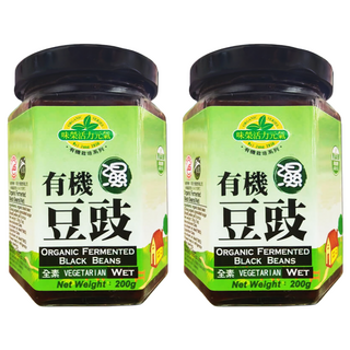 味榮 有機濕豆鼓 小, 200g, 2罐