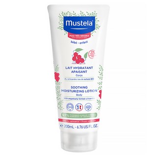 mustela 慕之恬廊 舒恬良 敏弱修復潤身乳, 200ml, 1條