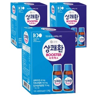 상쾌환 부스터 ZERO 숙취해소음료, 100ml, 10개