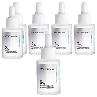 MY SCHEMING 我的心機 2%玻尿酸極效保濕精華, 30ml, 6個
