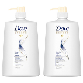 Dove 多芬 深層修護洗髮乳, 1L, 2瓶