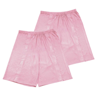 感恩使者 女款 臥床全開式魔鬼氈五分褲 春夏款, 粉紅色, M/L/XL/XXL, 2件