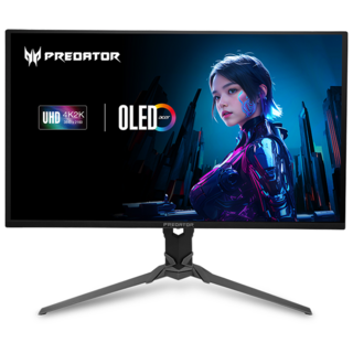acer 宏碁 UHD 桌上型螢幕 QD-OLED 240hz 31.5吋 原廠保固, 80.01cm, X32 X2