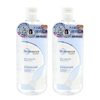 Bio essence 碧歐斯 水感舒緩B5無油卸妝水 400ml - 敏感肌適用 深層清潔毛孔, 2瓶