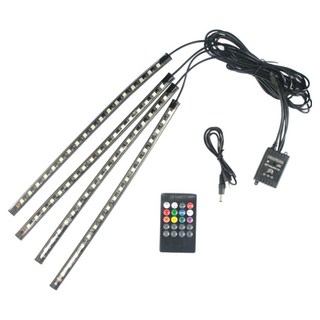 비상 자동차 풋등 LED바 무드등 72구, 혼합색상, 1개