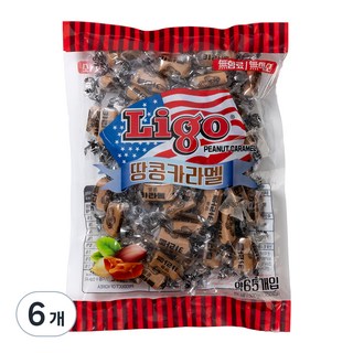 Ligo 花生焦糖, 6個, 500g