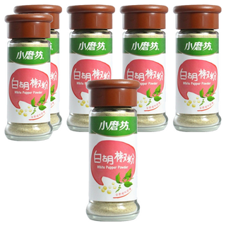 小磨坊 白胡椒粉, 25g, 6瓶