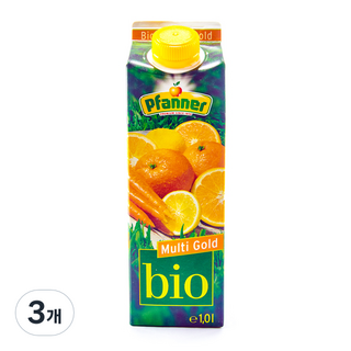 Pfanner 柳橙檸檬綜合果汁, 1L, 3個
