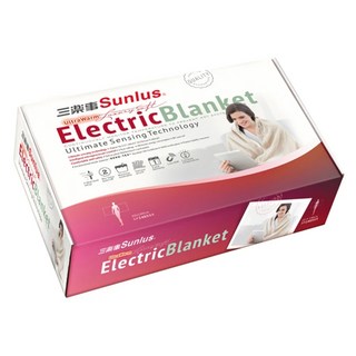 Sunlus 三樂事 隨意披蓋舒柔電熱毯 SP2405BR, 140 x 60cm