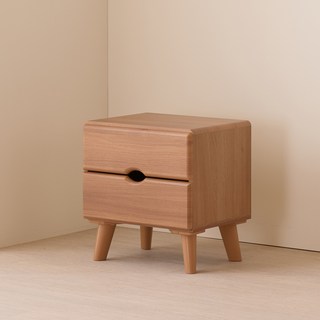 JD FURNITURE 2層抽屜收納邊桌, 洋槐