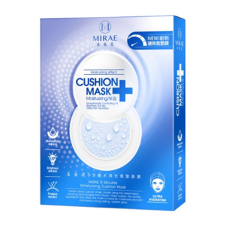 MIRAE 未來美 台灣公司貨 8分鐘氣墊水潤光面膜, 26ml, 4片, 1盒