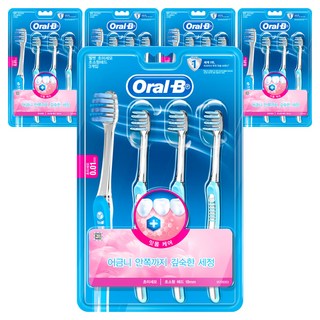 Oral-B 歐樂B 絲絨小頭護齦牙刷, 3支, 5組