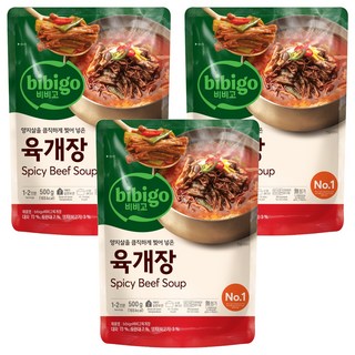 비비고 육개장, 500g, 3개