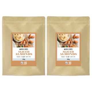 Nuts Factory 優質杏仁片, 500g, 2包