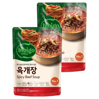 비비고 육개장, 500g, 2개